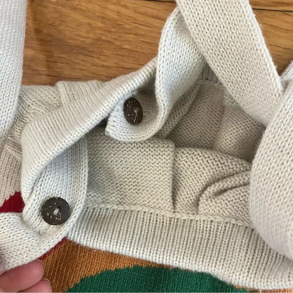 Rainbow Knit Colorfore Scandi European Pinafore Dress Skirt Fits 12-18m - Picture 3 of 5